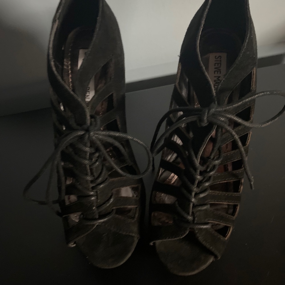 Steve Madden Lace Up Wedges